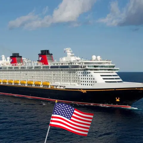 Croisière dans les Caraïbes de l`Est depuis Port Canaveral / Orlando à bord du navire Disney Fantasy avec des visites aux États-Unis, aux îles Vierges britanniques et aux Bahamas pendant 8 jours