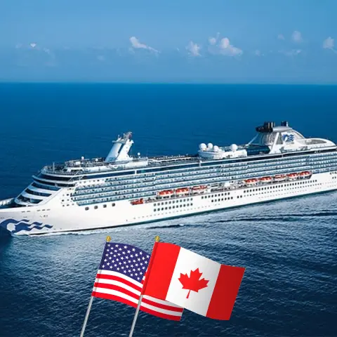 Kreuzfahrt im Westen Amerikas von Los Angeles nach Vancouver an Bord des Coral Princess-Schiffs mit Besuchen in den USA und Kanada für 5 Tage