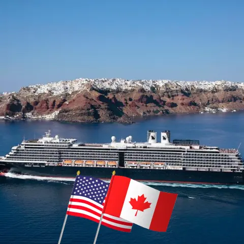 Cruise en América del Norte desde Seattle a Vancouver a bordo del barco Westerdam con visitas a Estados Unidos y Canadá durante 2 días