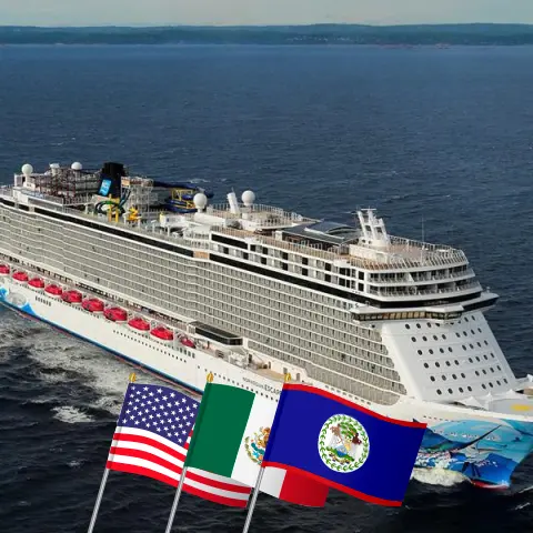 Круиз по Западной Карибской площади из Майами на корабле Norwegian Escape с посещениями США, Мексики, Гондураса и Белиза на 8 дней