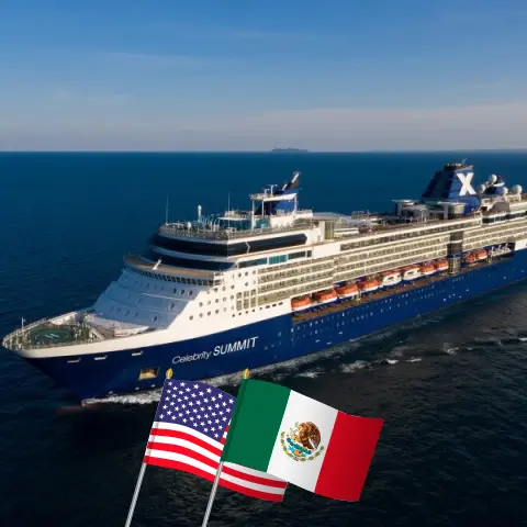 Cruzeiro no Caribe Oriental saindo de Miami a bordo do navio Celebrity Summit com visitas aos Estados Unidos, Bahamas e México por 6 dias