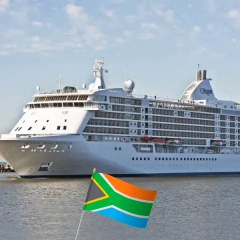 Cruzeiro na África de Cape Town a bordo do navio Seven Seas Voyager com visitas à África do Sul, Namíbia e Moçambique por 16 dias