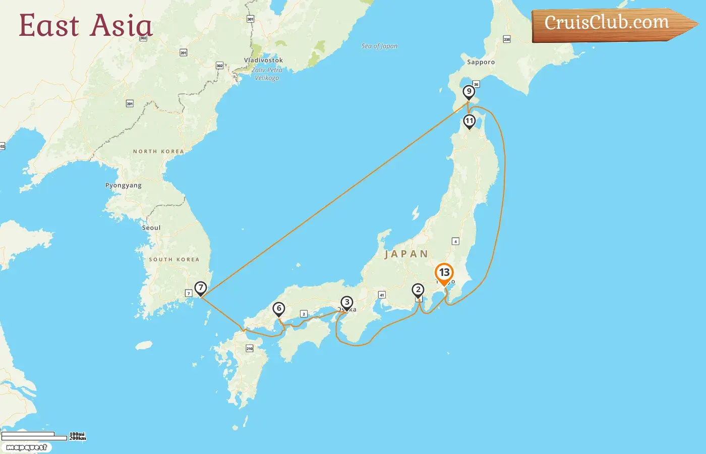 East Asia Cruise on Celebrity Millennium: Yokohama to Japan and South Korea - 13 Days