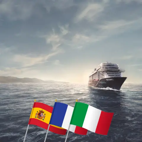 Croisière en Méditerranée depuis Palma à bord du navire Mein Schiff 2 avec des visites en Espagne, en France et en Italie pendant 10 jours