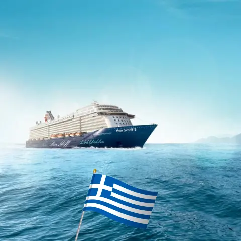 Cruzeiro no Mediterrâneo a partir de Heraklion a bordo do navio Mein Schiff 5 com visitas à Grécia e Turquia por 8 dias