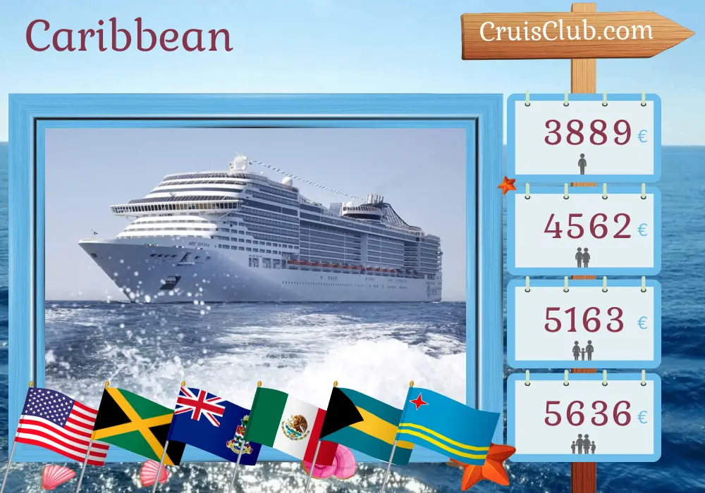 Caribbean Cruise aboard MSC Divina ship