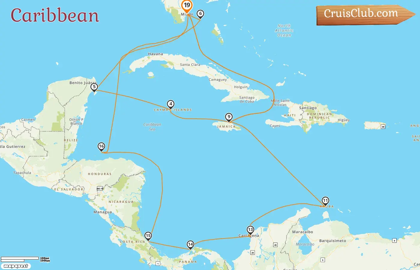 Caribbean Cruise aboard MSC Divina ship