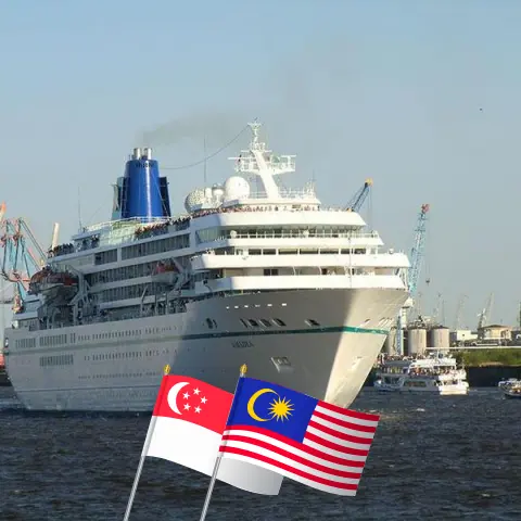 Crucero en Asia de Benoa a Hurghada a bordo del barco Amadea con visitas a Indonesia, Singapur, Malasia, Sri Lanka, India, Omán, Arabia Saudita y Egipto durante 27 días