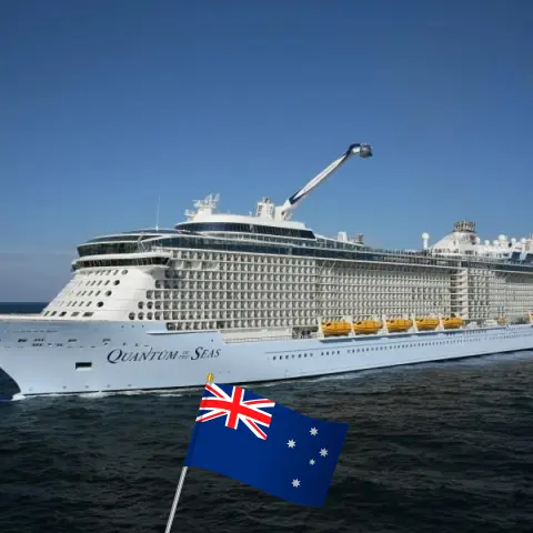 Cruzeiro na Austrália a partir de Brisbane a bordo do navio Quantum of the Seas com visitas à Austrália por 8 dias