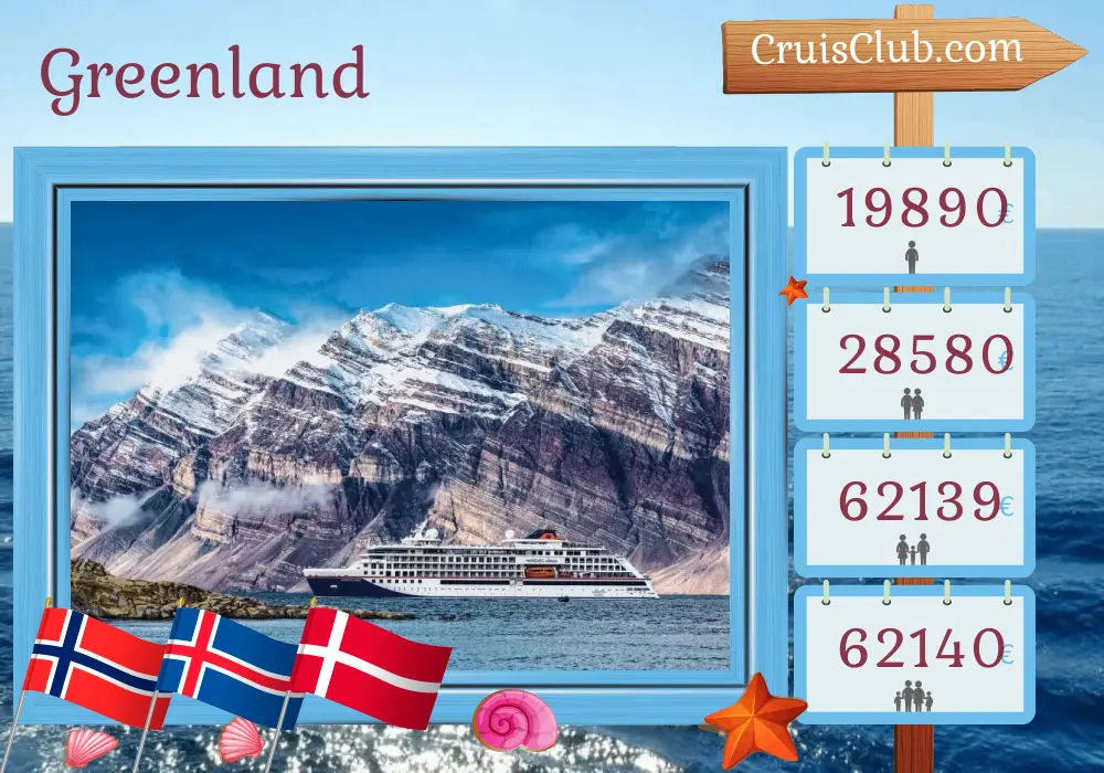 Kreuzfahrt auf Grönland von Longyearbyen nach Kangerlussuaq an Bord des Schiffes HANSEATIC nature mit Besuchen in Norwegen, Island, Dänemark und Grönland für 19 Tage