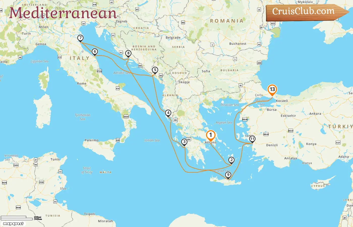 Seven Seas Voyager Cruise in the Mediterranean