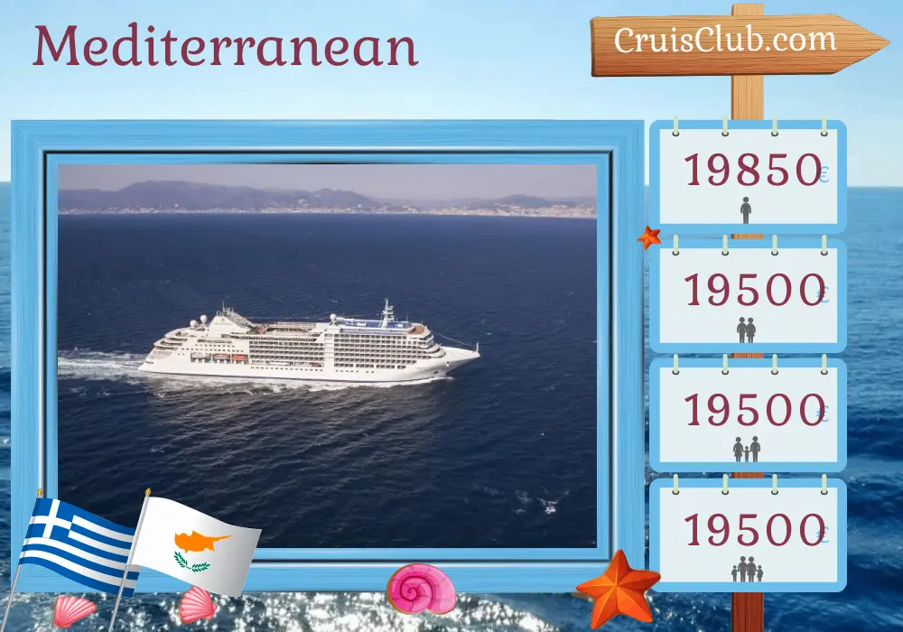 Mediterranean Cruise aboard Silver Moon: Greece, Turkey, Cyprus, Israel, and Egypt for 12 days