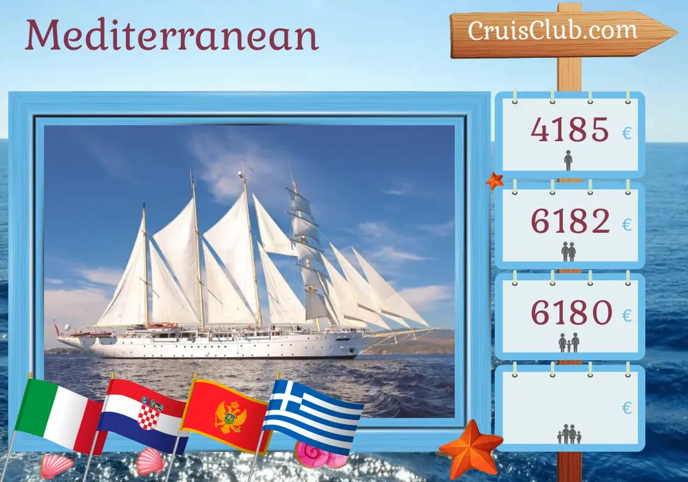 Star Clipper Mediterranean Cruise Venice to Piraeus