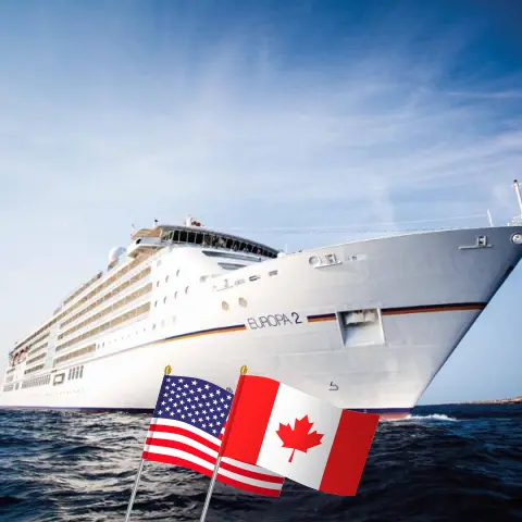 Croisière en Amérique du Nord de Miami à Montréal à bord du navire MS EUROPA 2 avec des visites aux États-Unis, aux îles Vierges britanniques, à Saint-Barthélemy, à Saint-Kitts-et-Nevis et au Canada pendant 19 jours