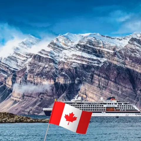 Crucero en el Ártico desde Kangerlussuaq a bordo del barco HANSEATIC nature con visitas a Groenlandia y Canadá durante 19 días