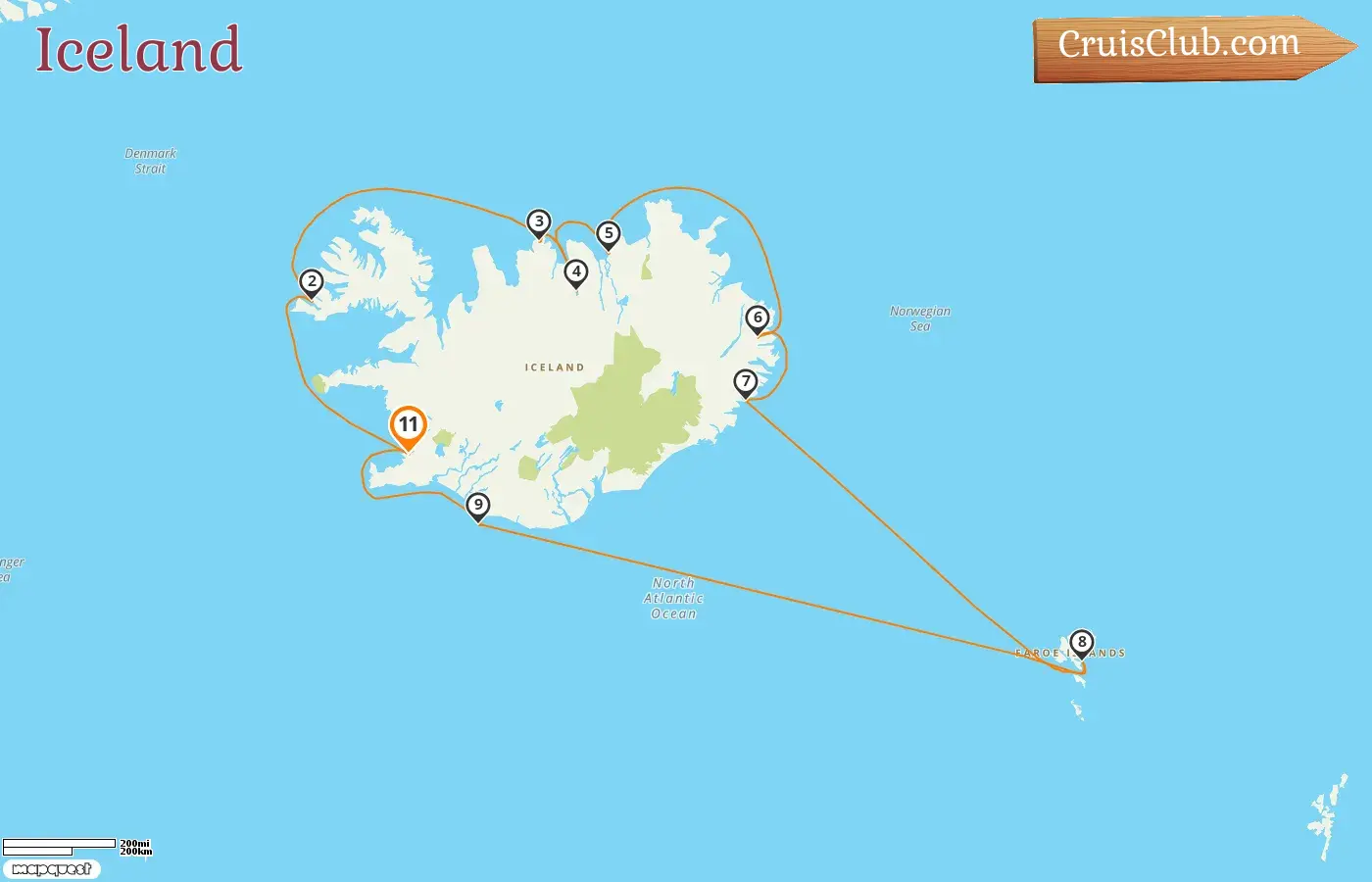 Iceland and Faroe Islands cruise aboard Silver Spirit for 11 days