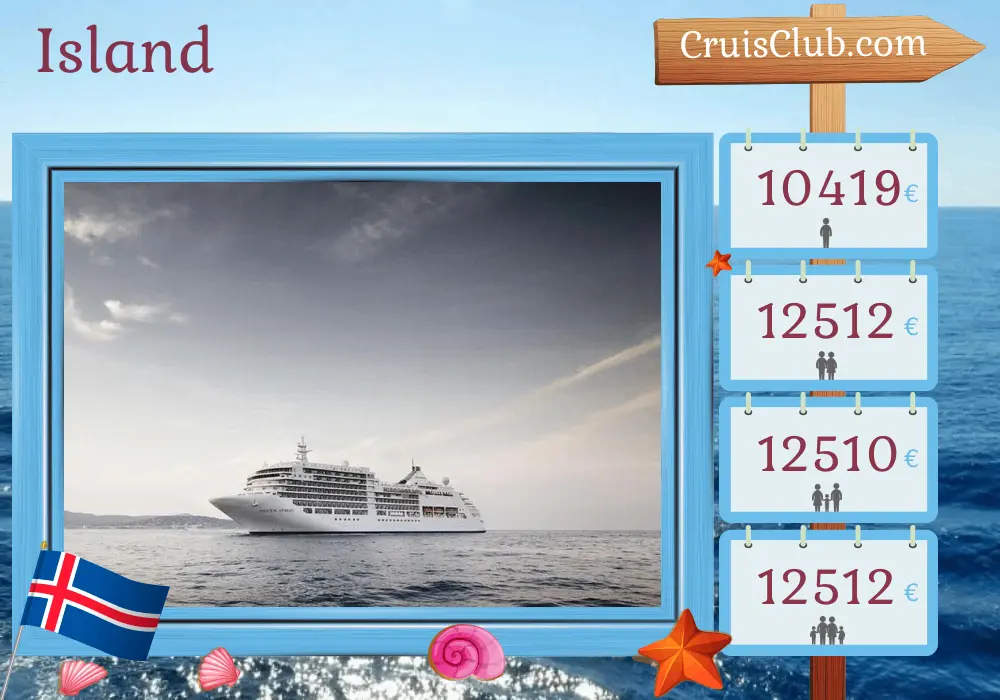 Kreuzfahrt in Island ab Reykjavik an Bord des Schiffes Silver Spirit mit Besuchen in Island und den Färöer-Inseln für 11 Tage