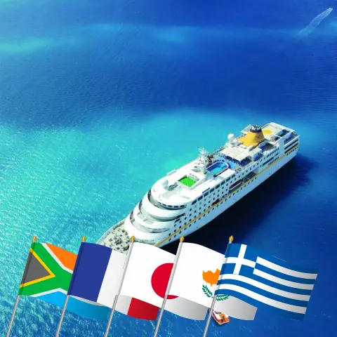 Crucero en la gira mundial desde Ciudad del Cabo hasta Estambul a bordo del barco MS Hamburg con visitas a Sudáfrica, Mozambique, Madagascar, Francia, Mauricio, Seychelles, Maldivas, Sri Lanka, Japón, India, Omán, Bahréin, Qatar, Emiratos Árabes Unidos, Arabia Saudita, Egipto, Jordania, Israel, Chipre, Grecia y Turquía durante 66 días