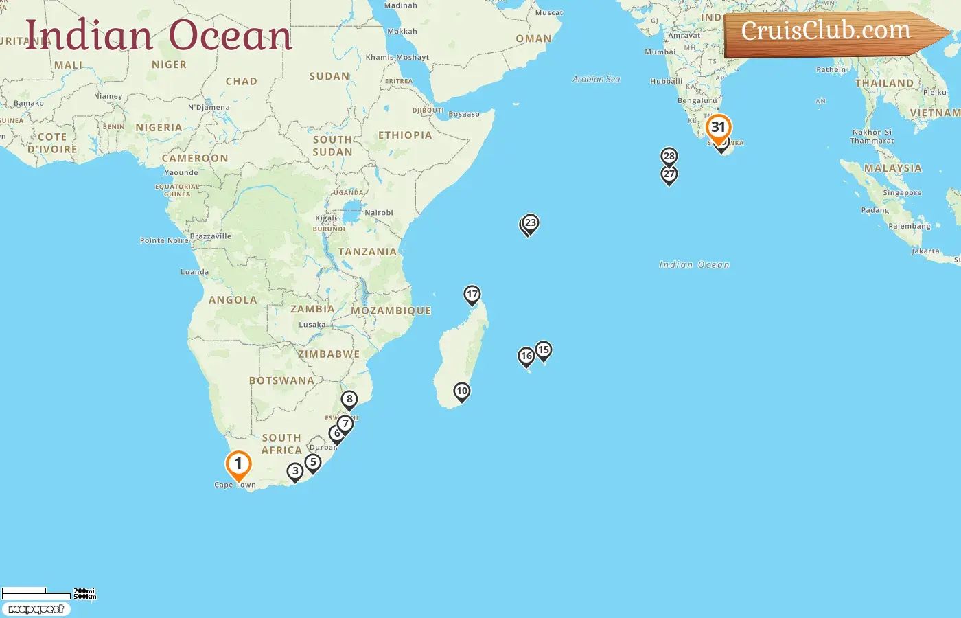 Indian Ocean Cruise