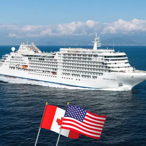 Croisière en Alaska de Vancouver à Seward / Anchorage à bord du navire Silver Muse avec visites au Canada et aux États-Unis pendant 8 jours