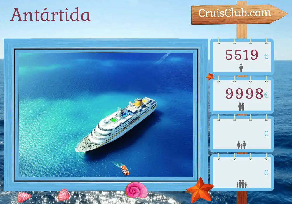 Cruzeiro na Antártida a partir de Ushuaia a bordo do navio MS Hamburg com visitas à Argentina, Ilhas Falkland e Chile por 14 dias