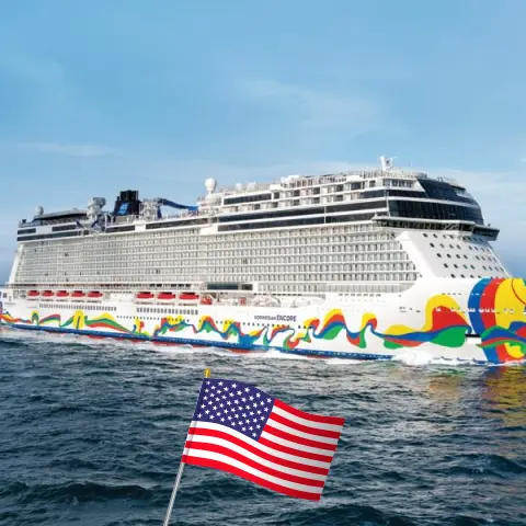 Crucero por el Caribe desde Miami a bordo del barco Norwegian Encore con visitas a Estados Unidos, República Dominicana, Islas Vírgenes Británicas y Bahamas durante 8 días