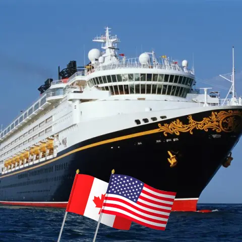 Cruzeiro no Alasca a partir de Vancouver a bordo do navio Disney Wonder com visitas ao Canadá e EUA por 8 dias