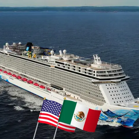 Cruzeiro no Caribe saindo de Port Canaveral / Orlando a bordo do navio Norwegian Escape com visitas aos Estados Unidos, México, Ilhas Cayman, Jamaica e Bahamas por 8 dias