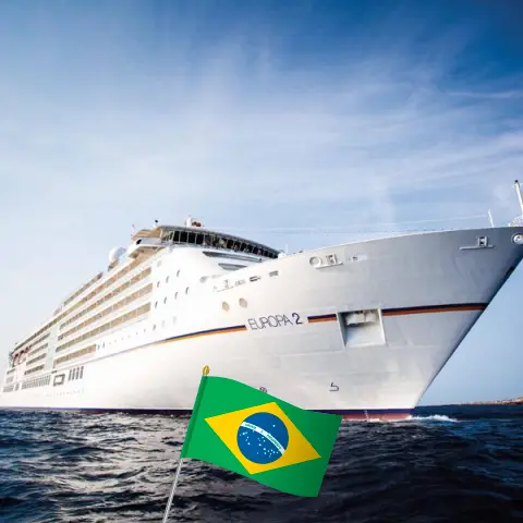 Cruzeiro na América do Sul de Rio de Janeiro a Valparaíso a bordo do navio MS EUROPA 2 com visitas ao Brasil, Uruguai, Argentina e Chile por 22 dias