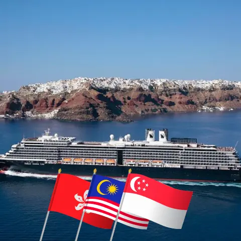 Croisière en Asie depuis Hong Kong à bord du navire Westerdam avec des visites à Hong Kong, aux Philippines, en Malaisie, au Vietnam, en Thaïlande, à Singapour et au Cambodge pendant 29 jours