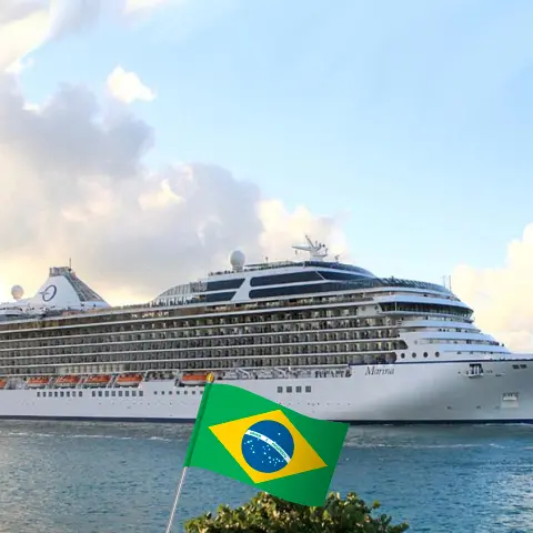 Crucero en Sudamérica desde Buenos Aires hasta Río de Janeiro a bordo del barco Marina con visitas a Argentina, Uruguay y Brasil durante 11 días