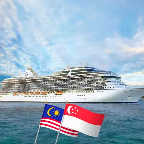 Crucero en Asia desde Mumbai hasta Laem Chabang a bordo del barco Riviera con visitas a India, Maldivas, Sri Lanka, Tailandia, Malasia, Indonesia, Singapur, Brunei Darussalam, Filipinas, Vietnam y Camboya durante 36 días