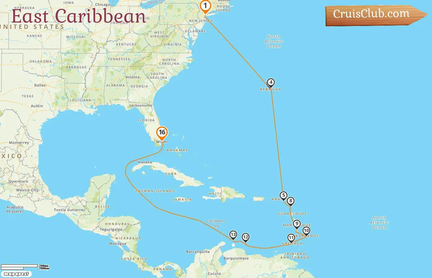 East Caribbean Cruise