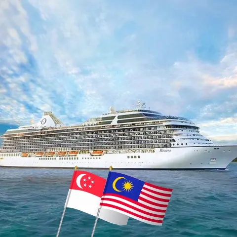 Croisière en Asie de Singapour à Dubaï à bord du navire Riviera avec des visites à Singapour, en Malaisie, en Thaïlande, en Indonésie, au Sri Lanka, en Inde et aux Émirats arabes unis pendant 17 jours