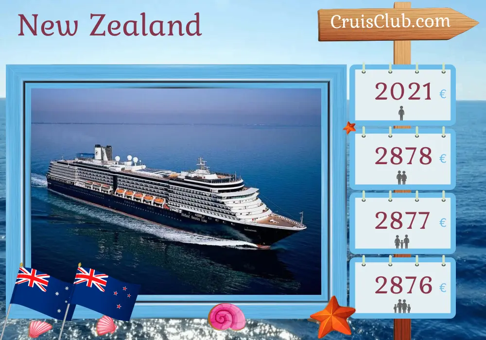 Noordam Cruise in New Zealand