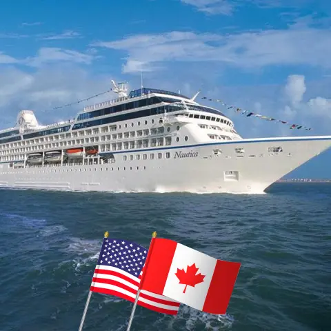 Croisière en Amérique du Nord de Boston à Montréal à bord du navire Nautica avec des visites aux États-Unis, aux Bermudes et au Canada pendant 19 jours