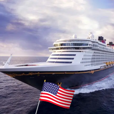 Cruzeiro no Caribe Ocidental de Fort Lauderdale a bordo do navio Disney Dream com visitas aos EUA, Ilhas Cayman e Bahamas por 6 dias