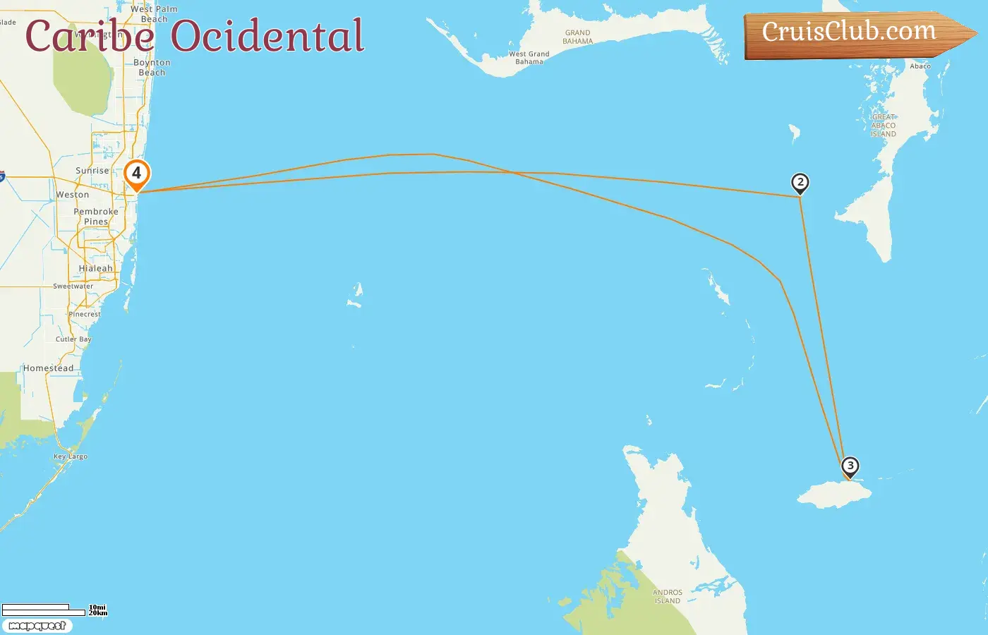 Cruzeiro no Caribe Ocidental a partir de Fort Lauderdale a bordo do navio Disney Dream com visitas aos EUA e às Bahamas por 4 dias