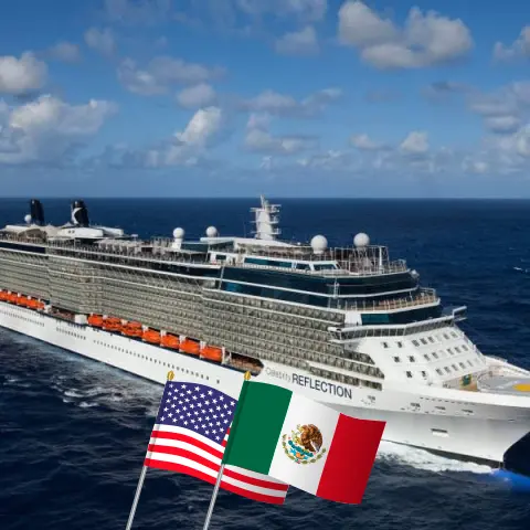 Cruzeiro no Caribe de Fort Lauderdale a bordo do navio Celebrity Reflection com visitas aos Estados Unidos, México, Ilhas Cayman e Bahamas por 7 dias