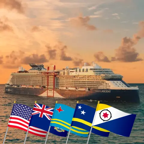 Cruzeiro no Caribe a partir de Fort Lauderdale a bordo do navio Celebrity Ascent com visitas aos Estados Unidos, Ilhas Cayman, Aruba e Curaçao por 10 dias