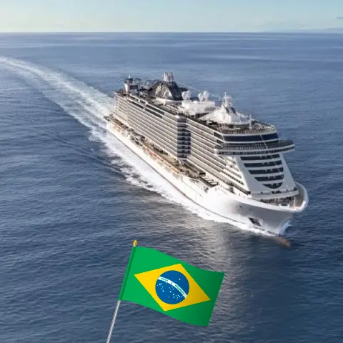 Cruzeiro na América do Sul a partir do Rio de Janeiro a bordo do navio MSC Seaview com visitas ao Brasil por 7 dias