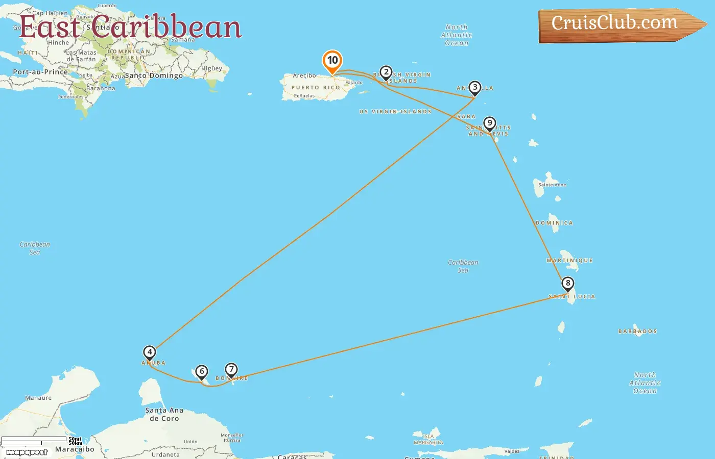 East Caribbean Cruise aboard Norwegian Viva