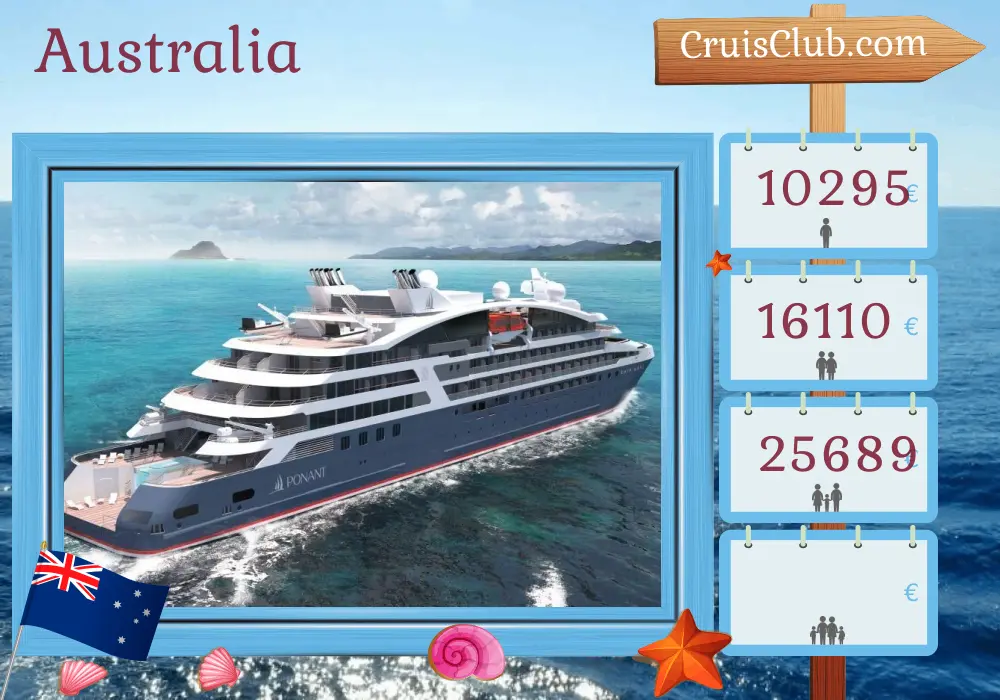 Cruce en Australia de Broome a Darwin a bordo del barco Le Lapérouse con visitas a Australia durante 11 días