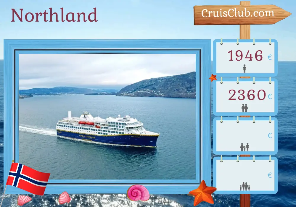 Havila Capella Northland Cruise from Bergen to Trondheim with visits to Norway for 11 days