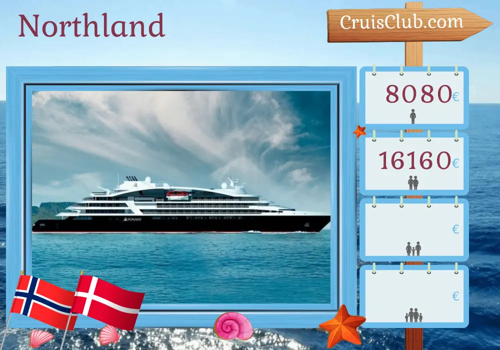 Cruise in the Northland from Tromsø to Copenhagen aboard Le Bellot