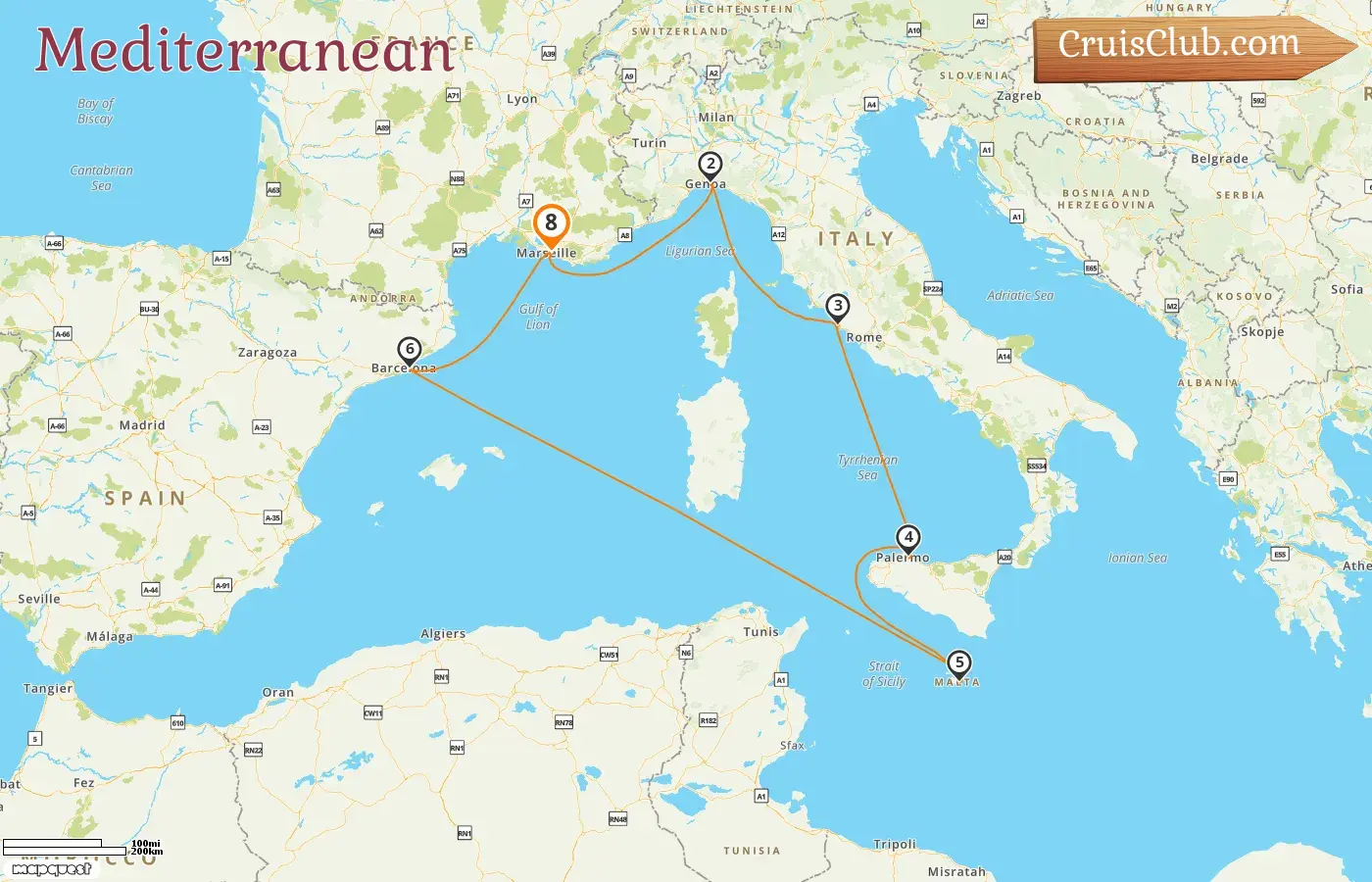 MSC World Europa Mediterranean Cruise