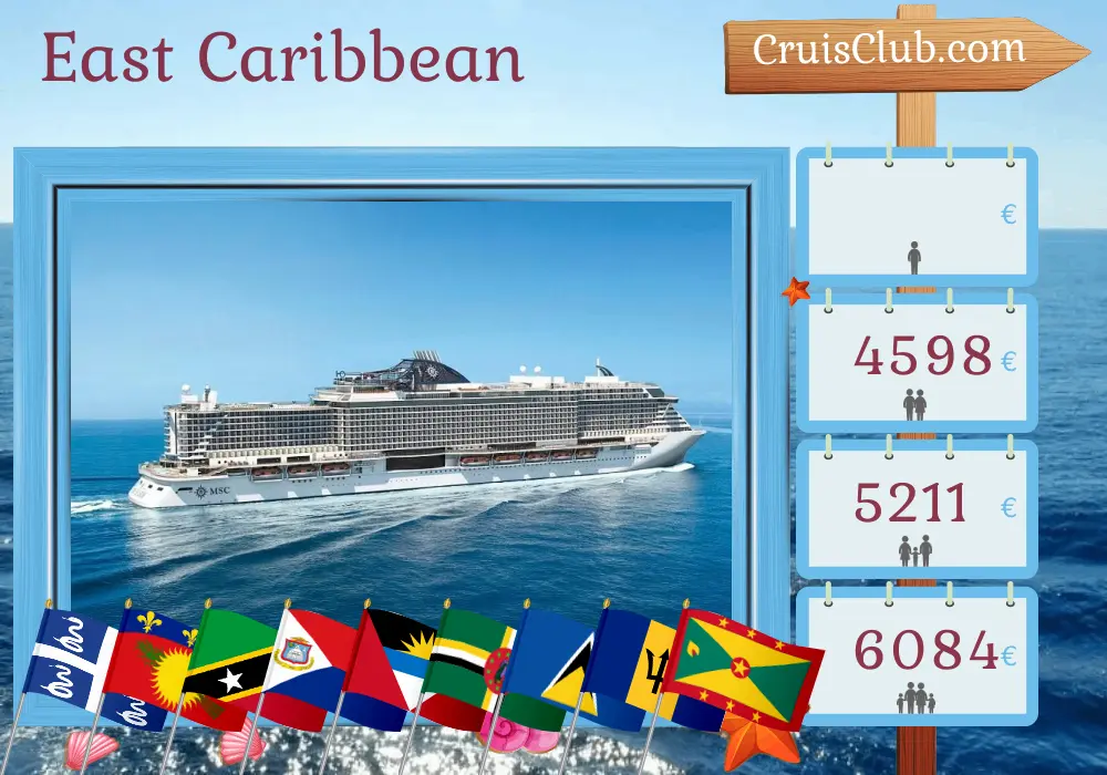 East Caribbean Cruise on MSC Seaside