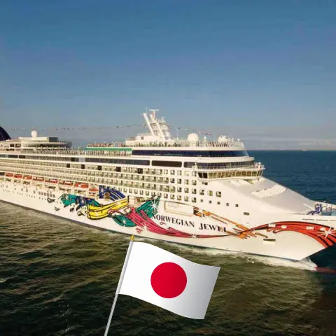 Cruzeiro no leste asiático de Keelung para Tóquio a bordo do navio Norwegian Jewel com visitas a Taiwan e ao Japão por 12 dias