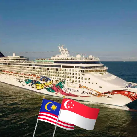 Kreuzfahrt in Asien von Benoa nach Laem Chabang an Bord des Schiffes Norwegian Jewel mit Besuchen in Indonesien, Malaysia, Singapur, Vietnam und Thailand für 12 Tage