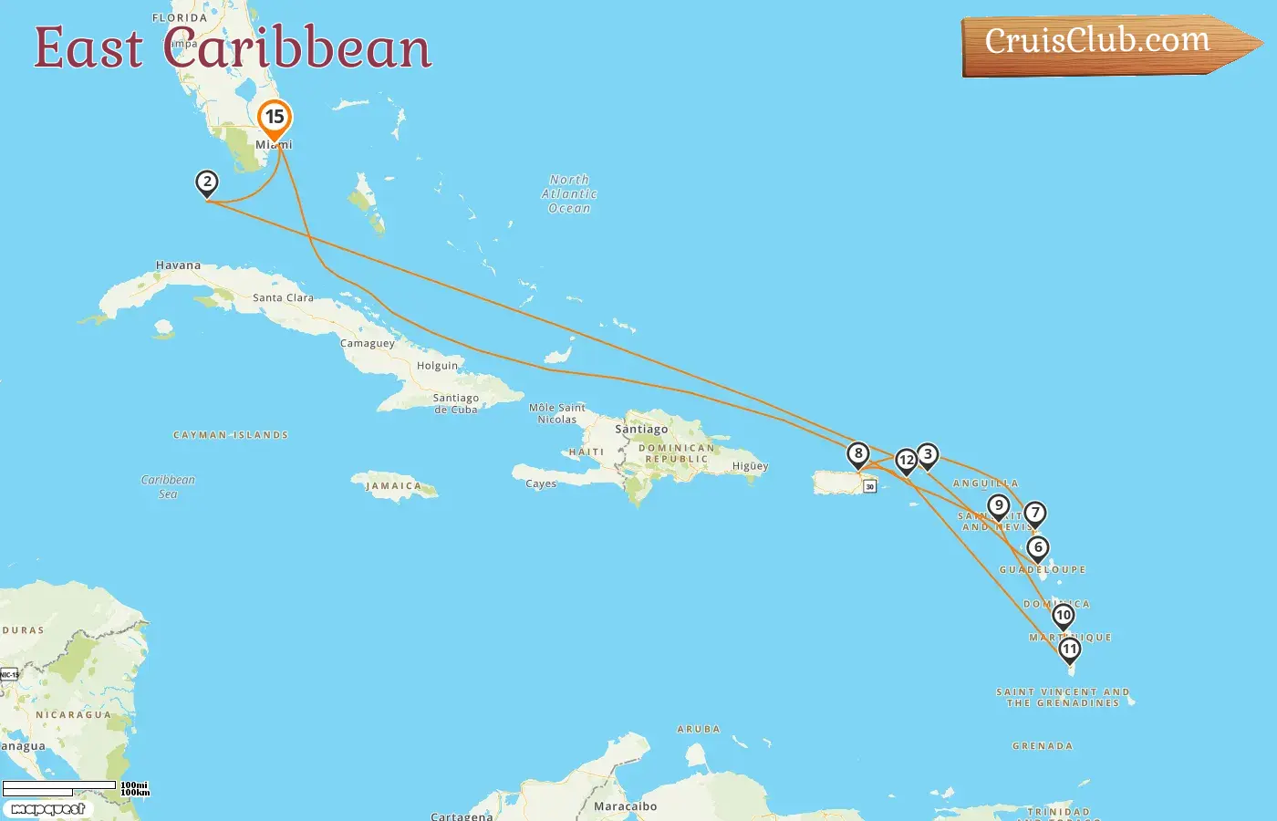 EXPLORE I East Caribbean Cruise from Miami